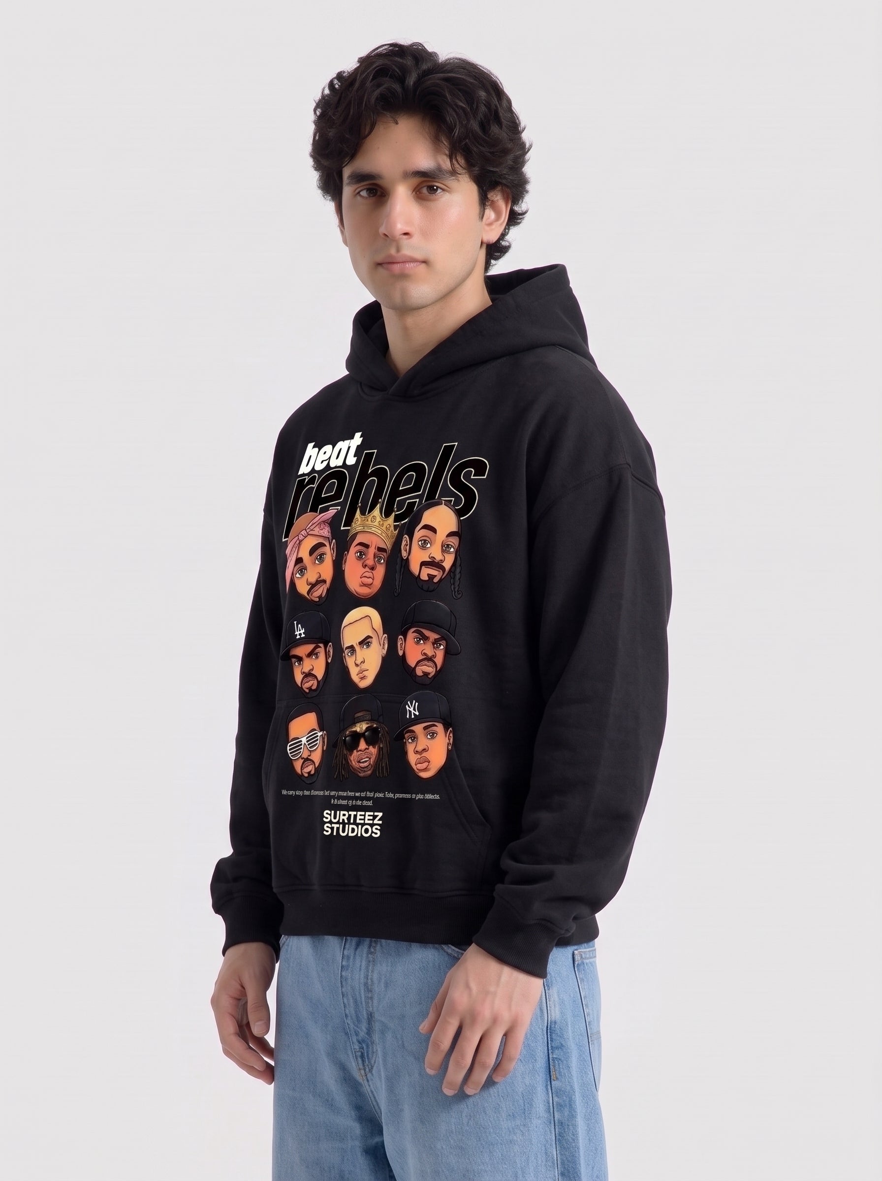 Oversize Rebel Beats Hoodie