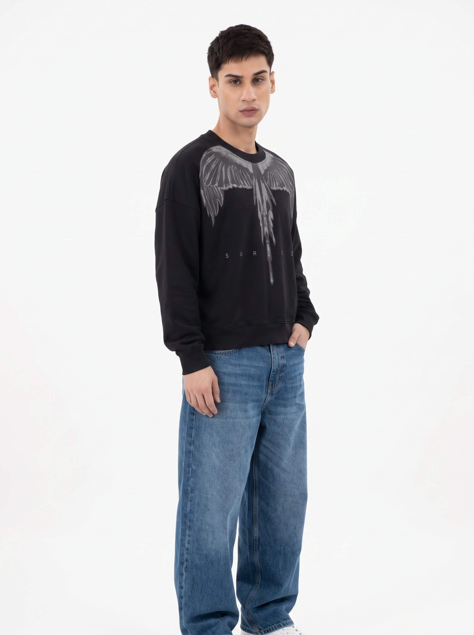 Oversize Angel Wings Sweatshirt