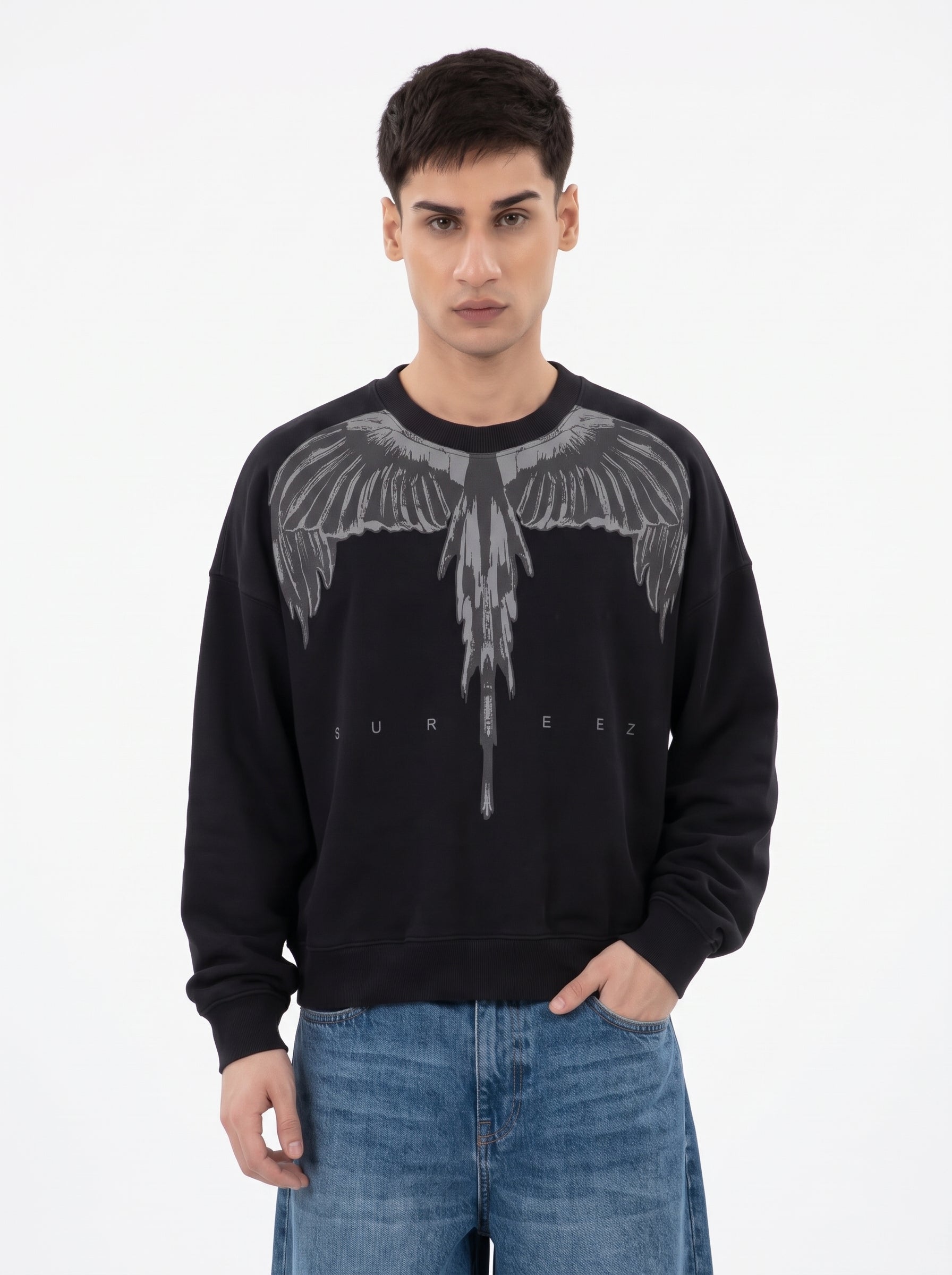 Oversize Angel Wings Sweatshirt