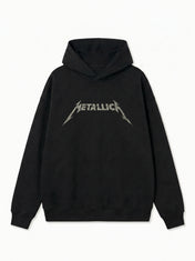 Oversize Metallic Hoodie