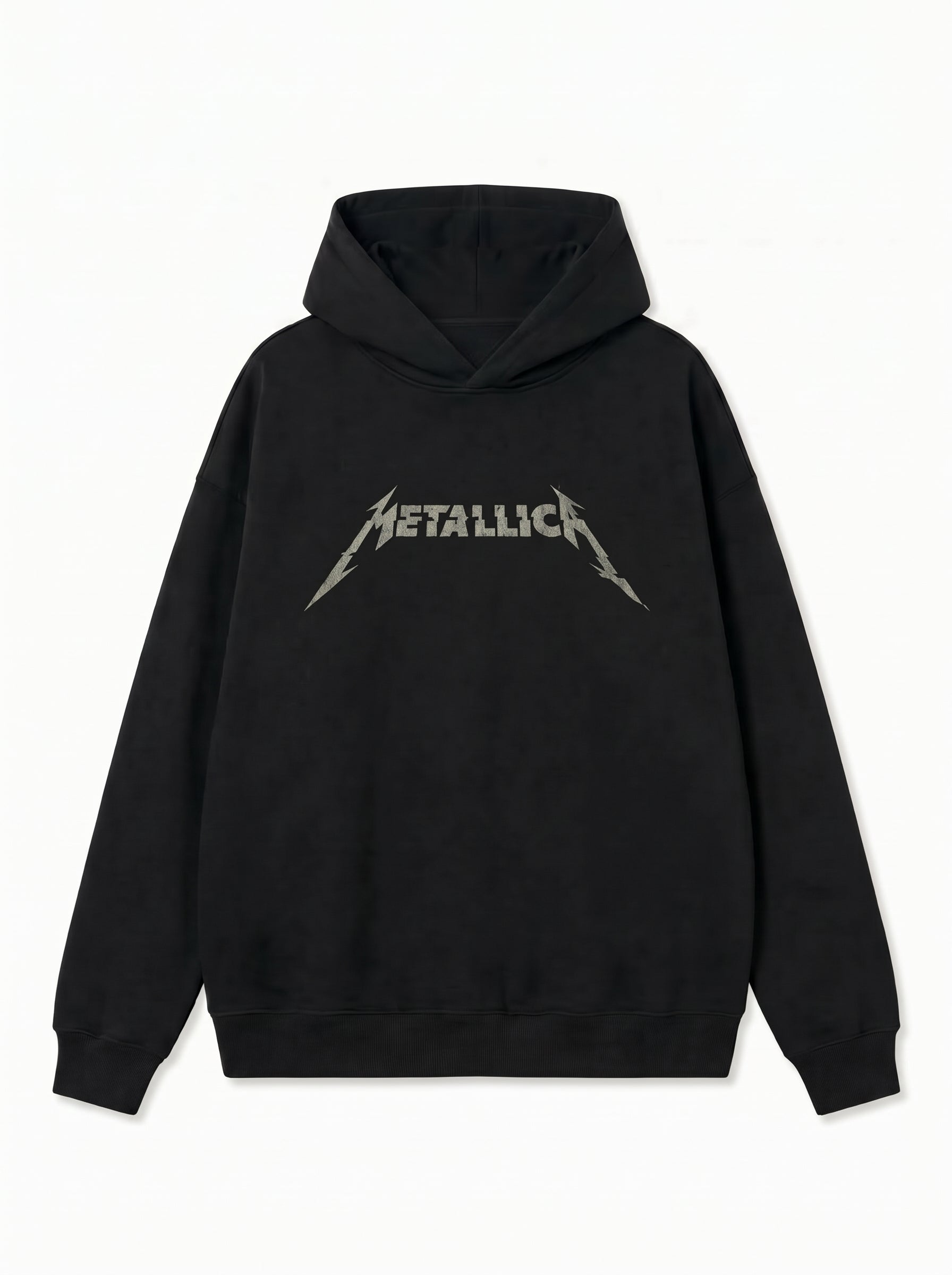 Oversize Metallic Hoodie