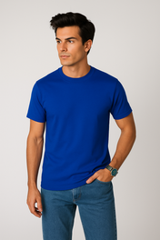 Royal Blue  Basic Tee