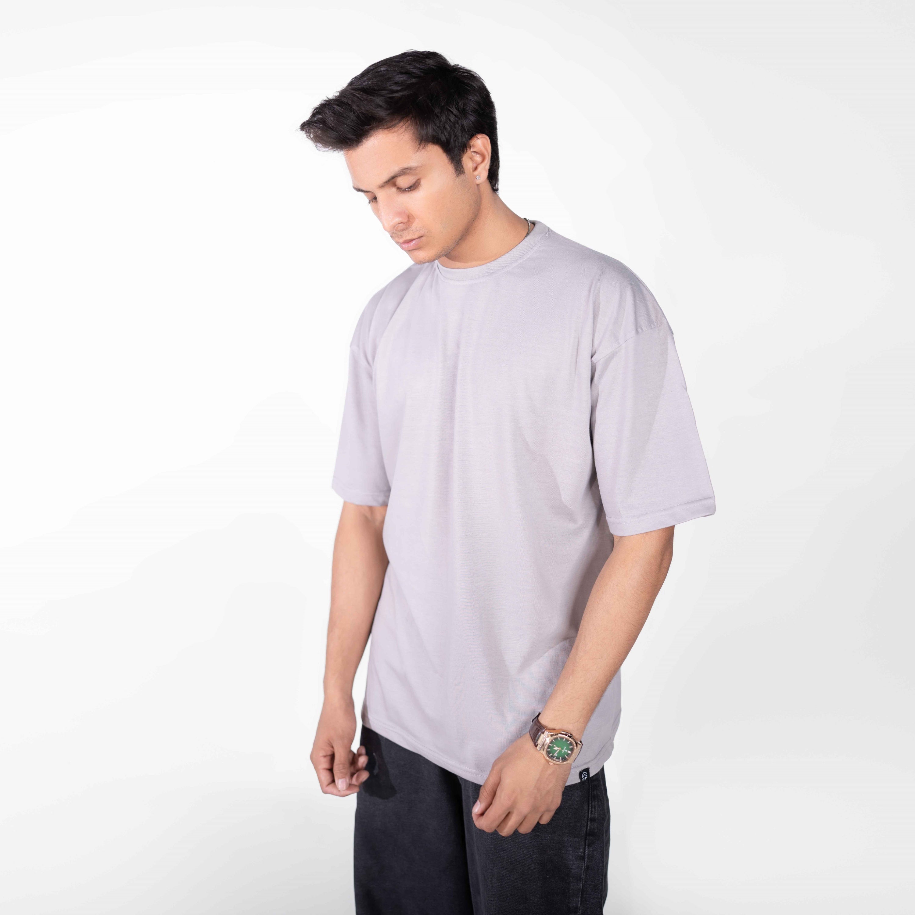 Oversize Steel Grey Tee