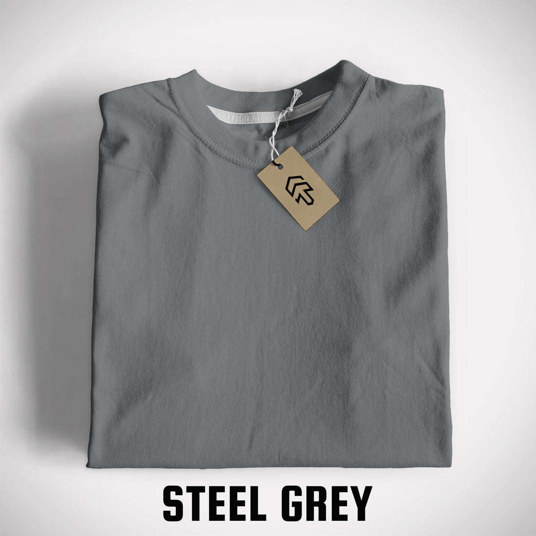 Steel Grey Basic Tee