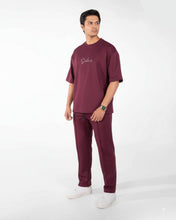 Maroon Interlock Co-ord Set