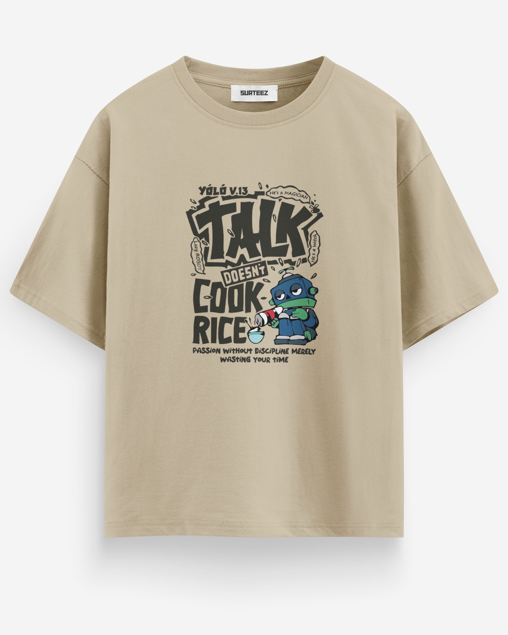 Oversize Talk Doesn't Cook Rice