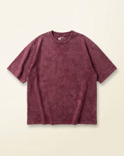 Washed Oversized Vintage Burgundy