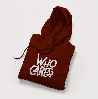 Who Care Fleece Hoodie - Surteez