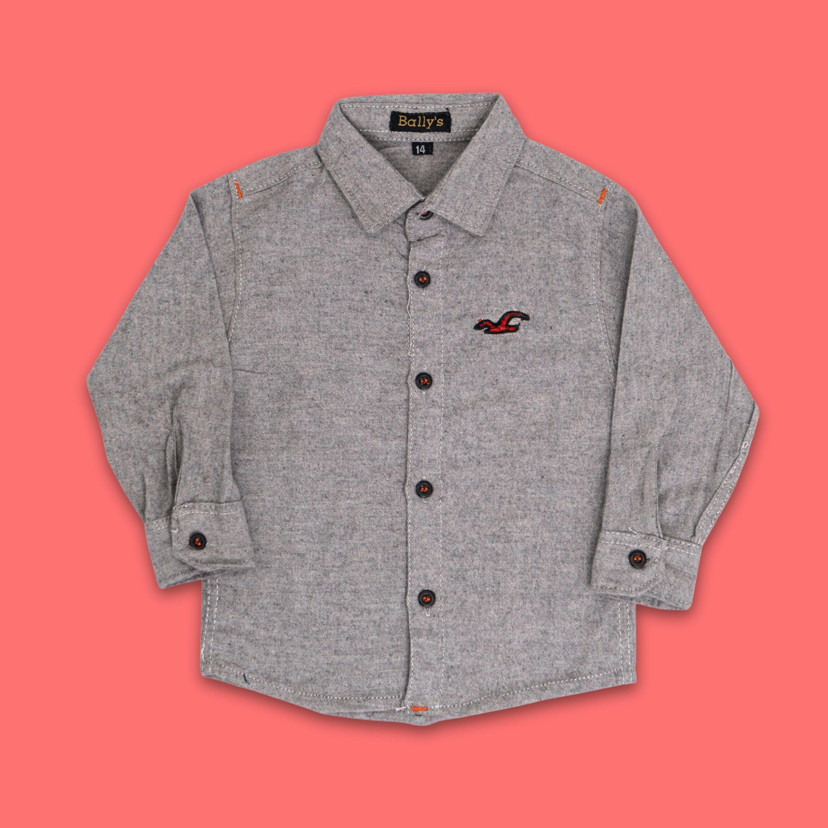 Grey Fleece Winter Shirt - Surteez