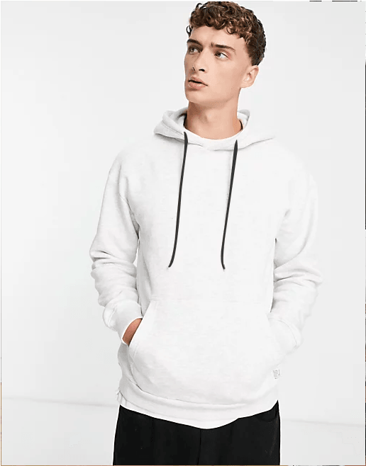 Melange Grey Fleece Hoodie - Surteez