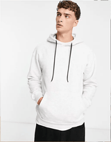 Melange Grey Fleece Hoodie