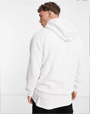 Melange Grey Fleece Hoodie - Surteez