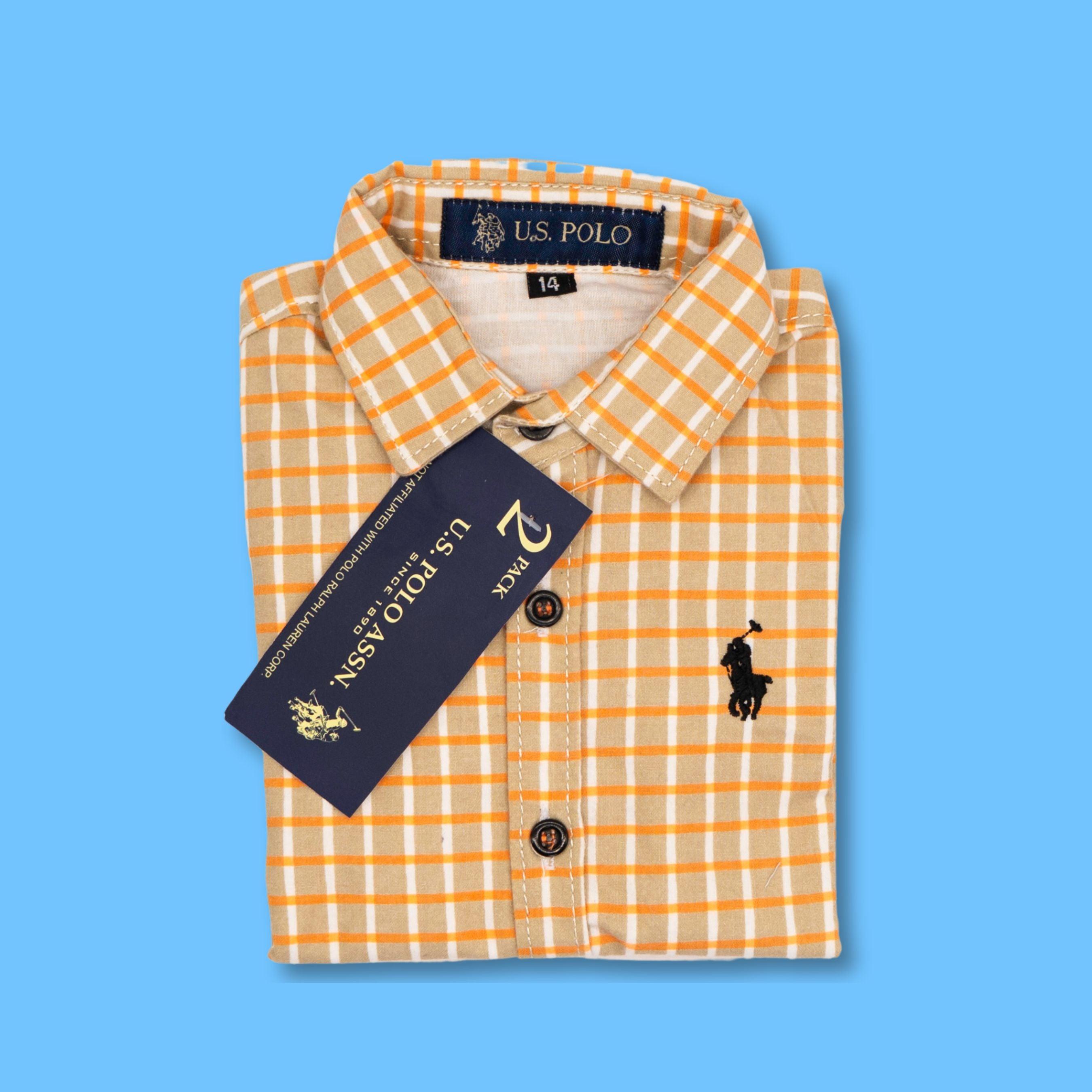 Red Check Cotton Shirt - Surteez