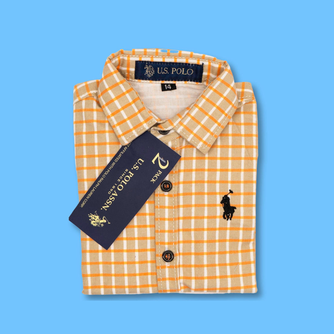 Red Check Cotton Shirt - Surteez