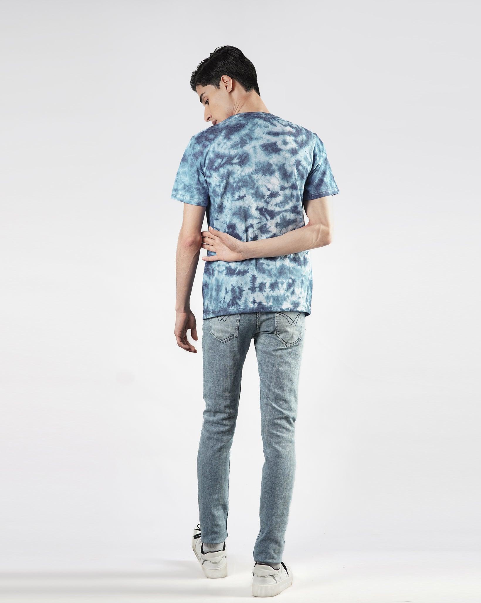Blue Tie Dye Tee - Surteez
