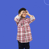 Red Check Fleece Winter Shirt