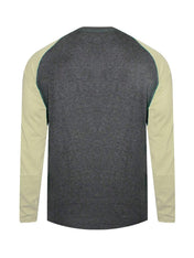 Pastel Yellow Charcoal Raglan - Surteez